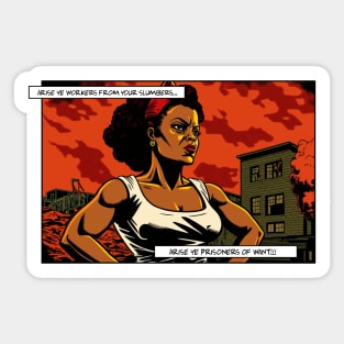 Black Workers Unity Sticker